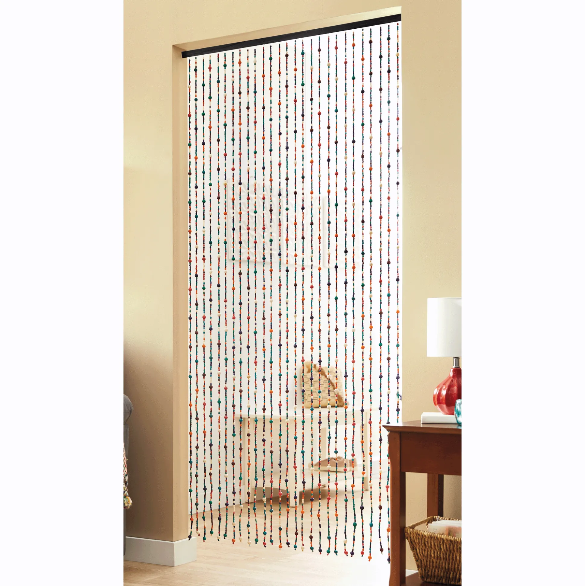 Colorful Beaded Door Curtain
