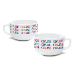 Colorful Name Pattern Personalized Ice Cream Bowl