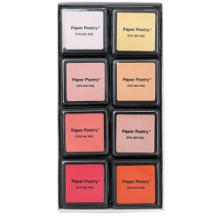 8-Color Stamp Ink Pad Set