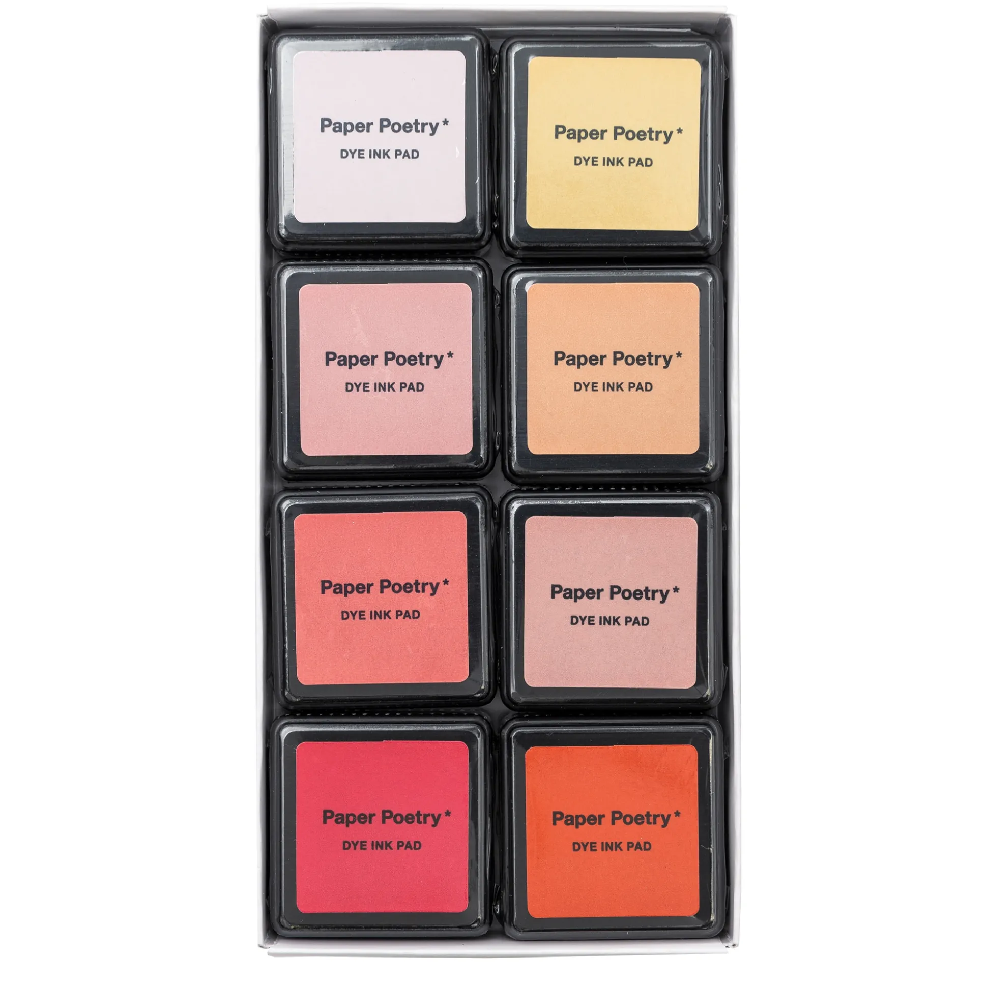 8-Color Stamp Ink Pad Set