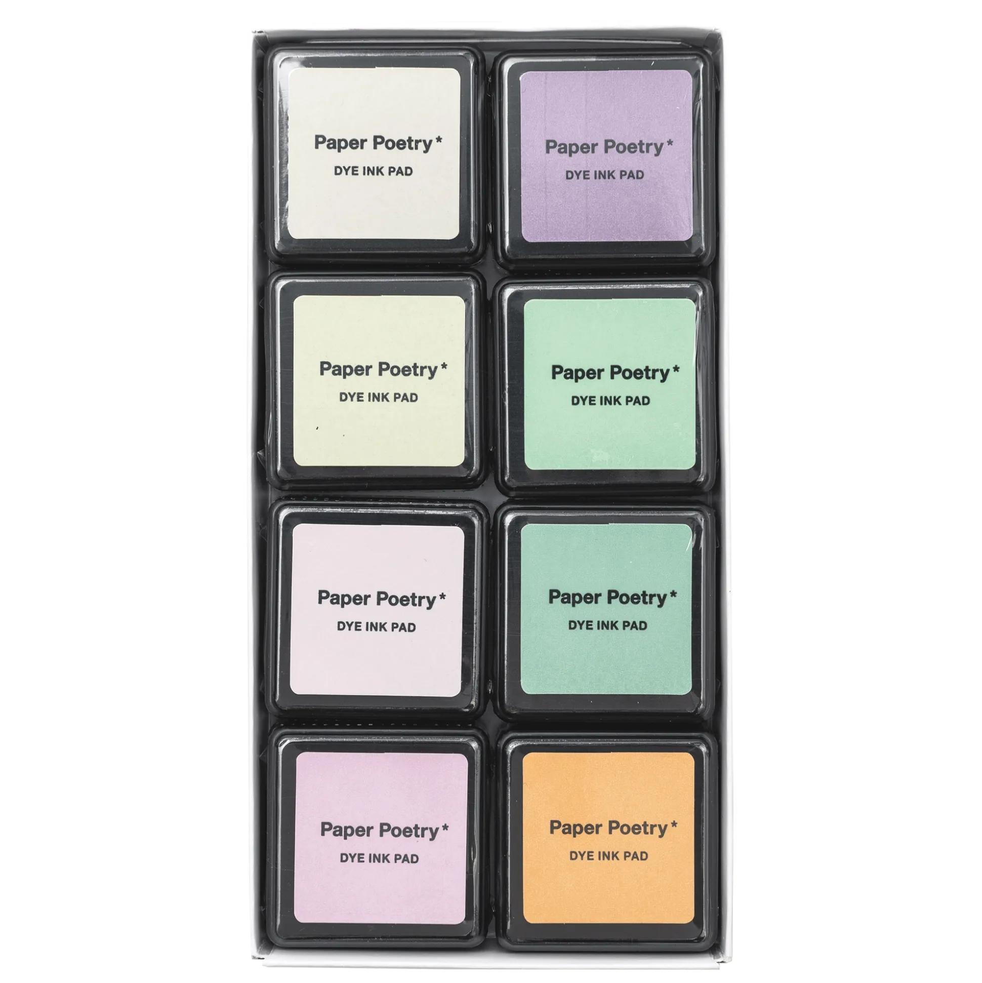 8-Color Stamp Ink Pad Set