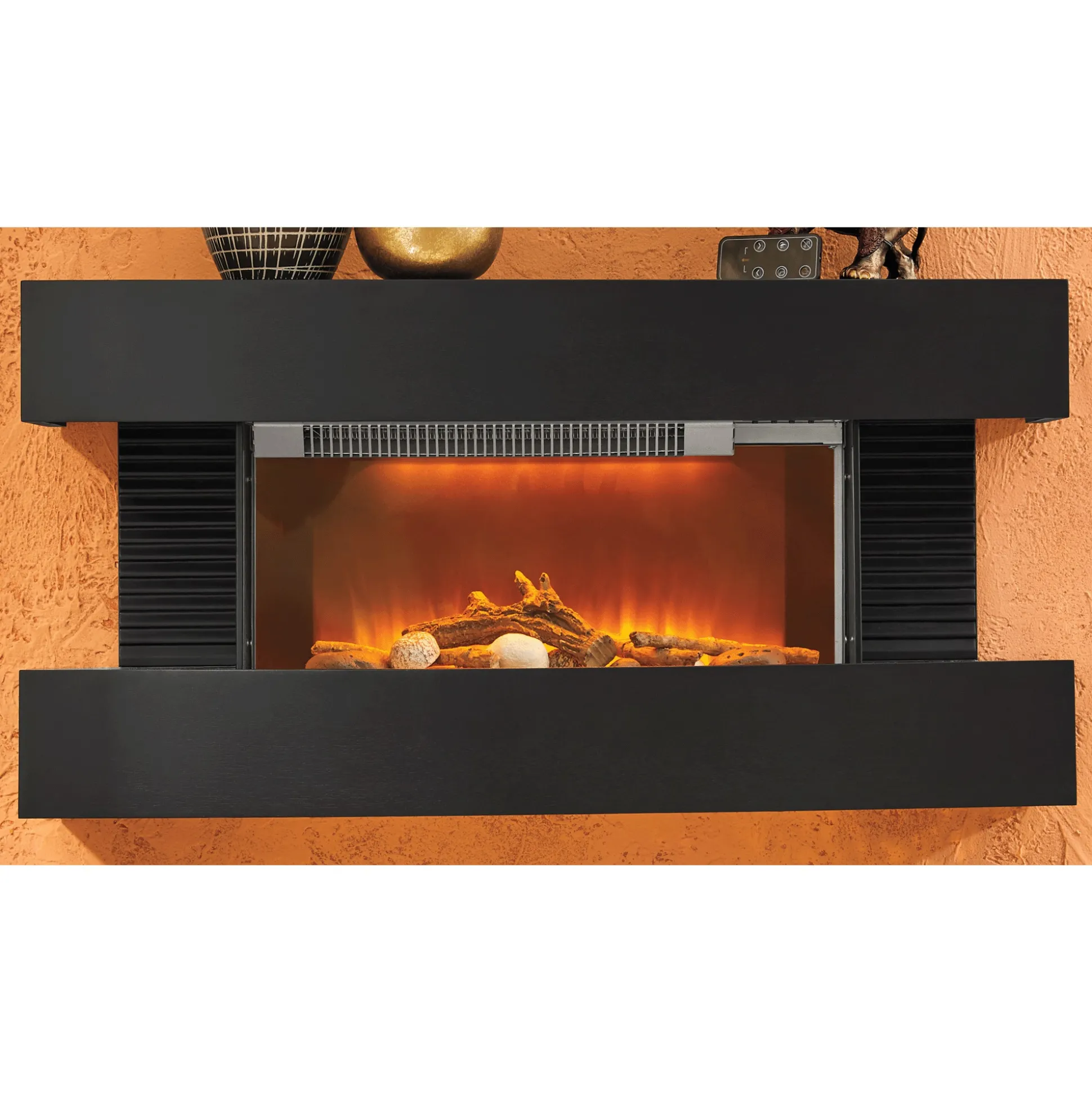 Contemporary Wall-Mount Fireplace