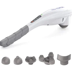 Cordless Rechargeable Handheld Massager with Attachments