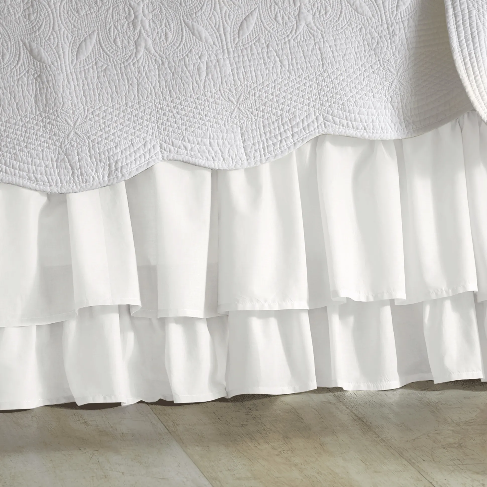 Cottage Voile Bedskirt