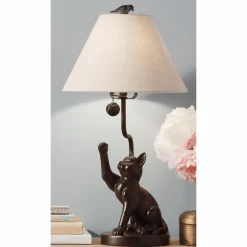 Country Cat Lamp