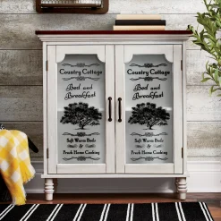Country Cottage Storage Display Cabinet