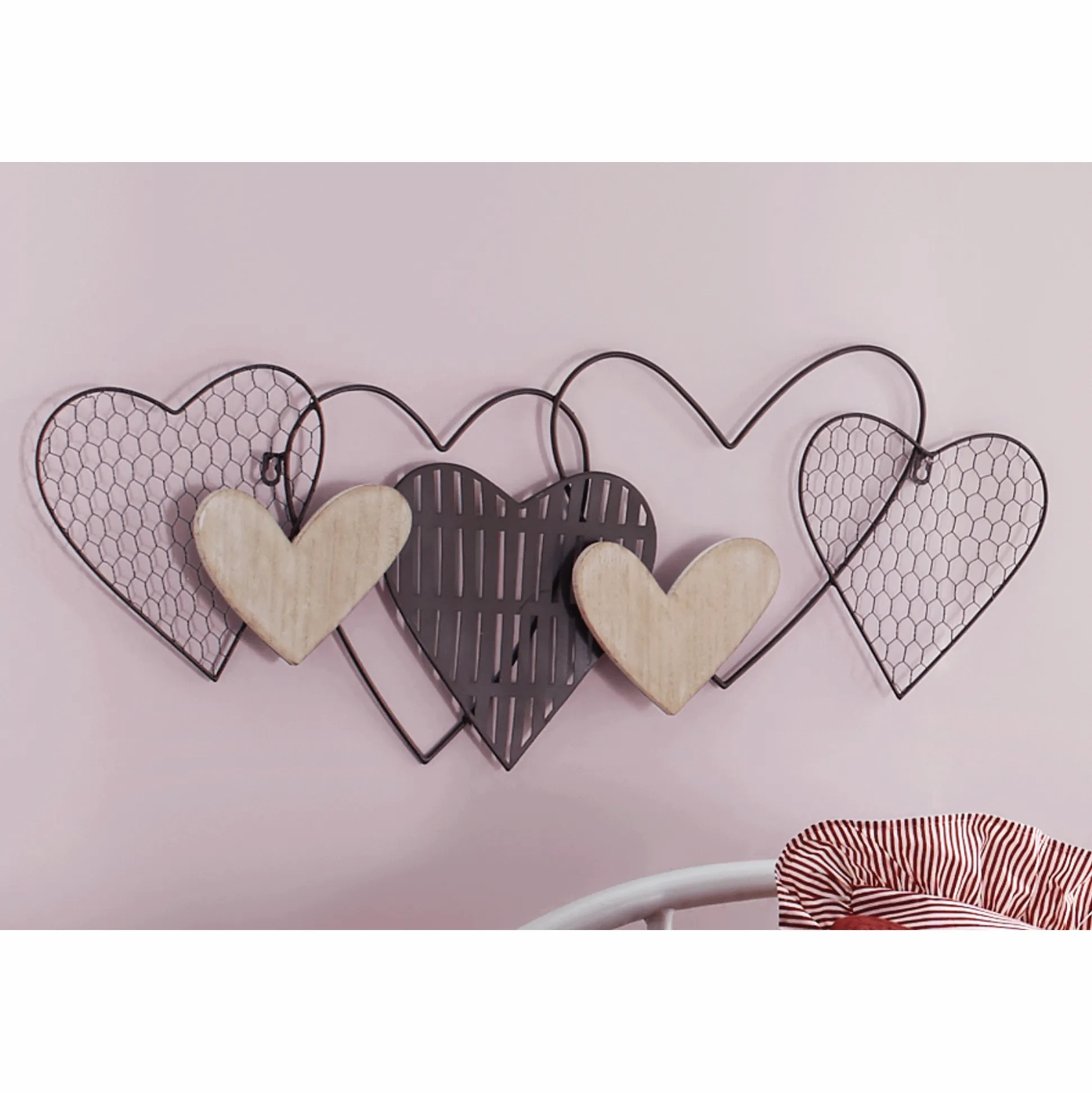 Country Hearts Wall Art
