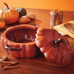 Covered 3-Quart Pumpkin Baker
