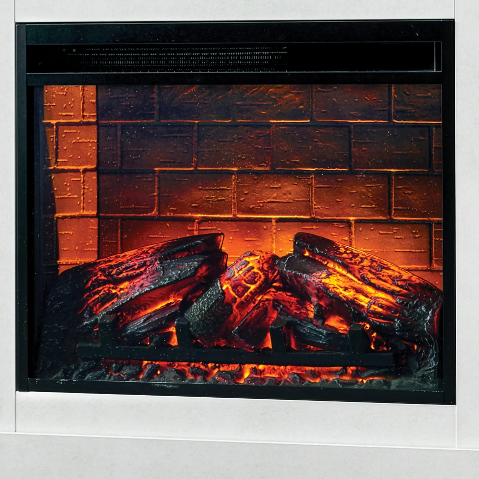 Cozette Fireplace Mantel with Built-In Bookshelves