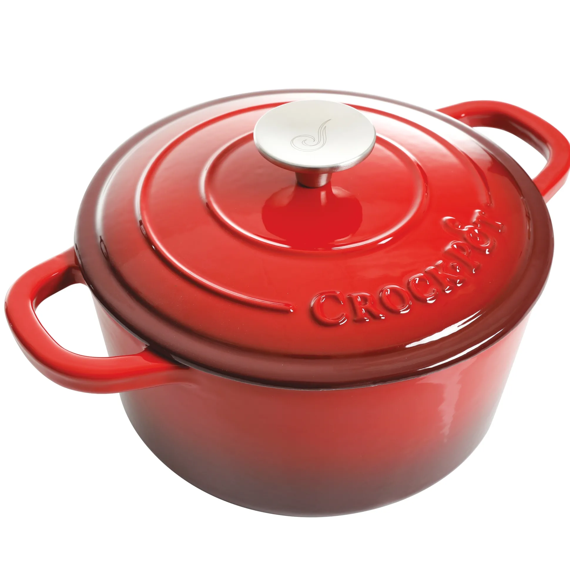 Crock Pot Artisan 3-qt. Enameled Cast Iron Dutch Oven with Lid