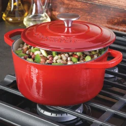 Crock Pot Artisan 3-qt. Enameled Cast Iron Dutch Oven with Lid