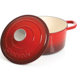 Crock Pot Artisan 3-qt. Enameled Cast Iron Dutch Oven with Lid