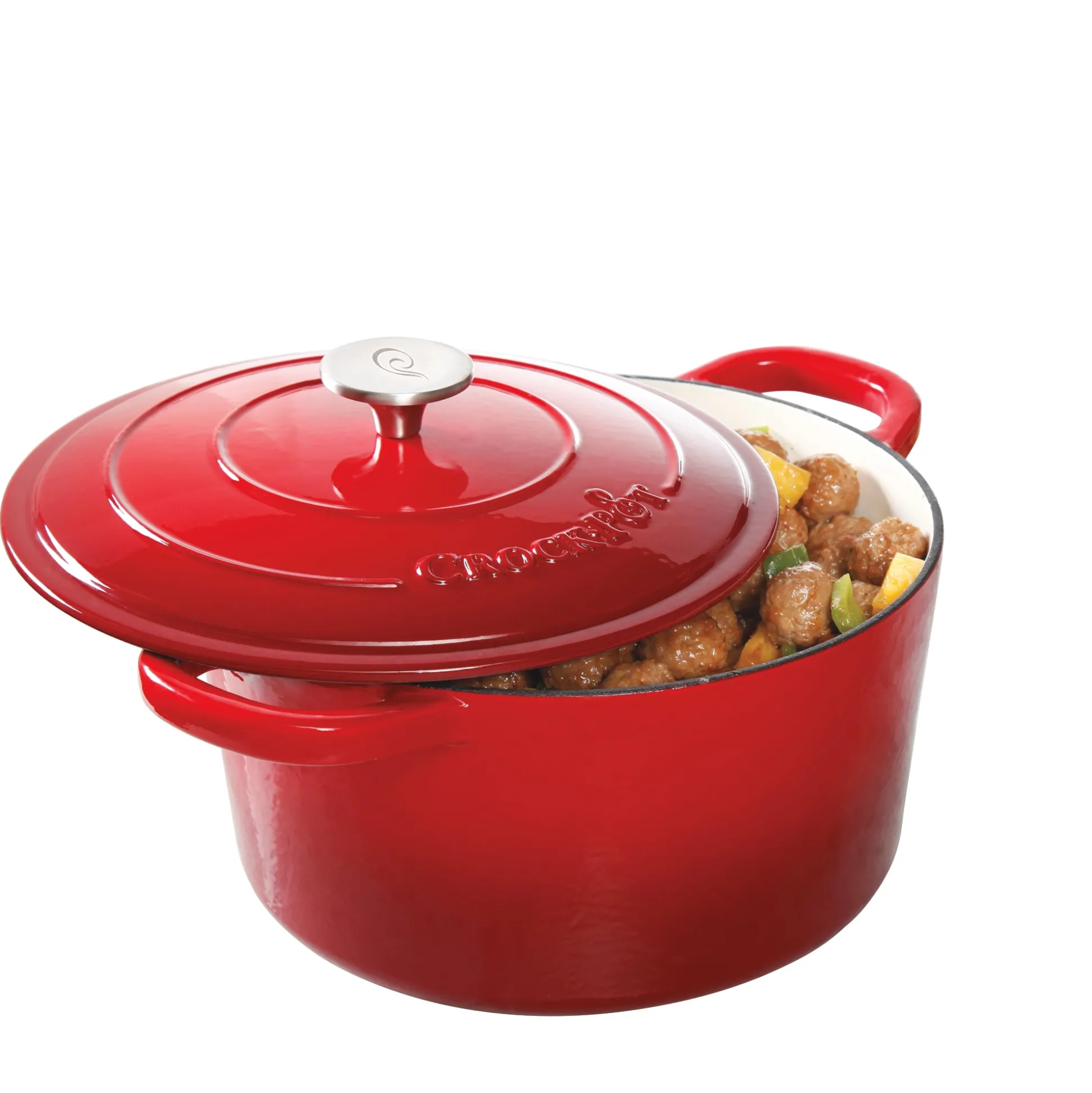 Crock Pot Artisan 3-qt. Enameled Cast Iron Dutch Oven with Lid