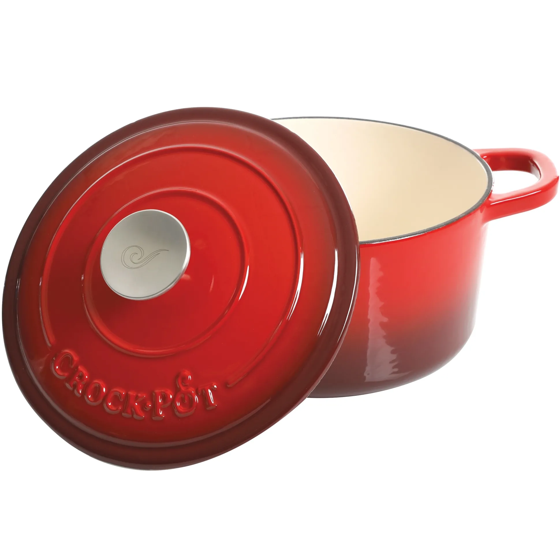 Crock Pot Artisan 3-qt. Enameled Cast Iron Dutch Oven with Lid