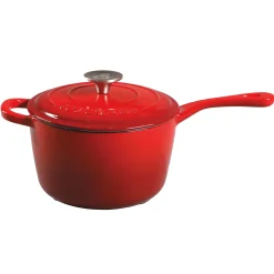 Crock Pot Artisan 3-qt. Enameled Cast Iron Saucepan with Lid