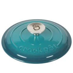 Crock Pot Artisan 3-qt. Enameled Cast Iron Saucepan with Lid