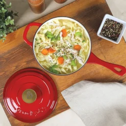 Crock Pot Artisan 3-qt. Enameled Cast Iron Saucepan with Lid