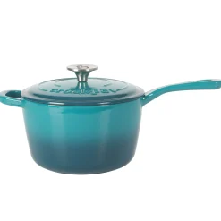 Crock Pot Artisan 3-qt. Enameled Cast Iron Saucepan with Lid