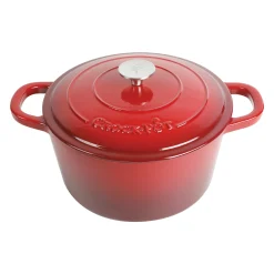 Crock Pot Artisan 7-qt. Enameled Cast Iron Round Dutch Oven with Lid