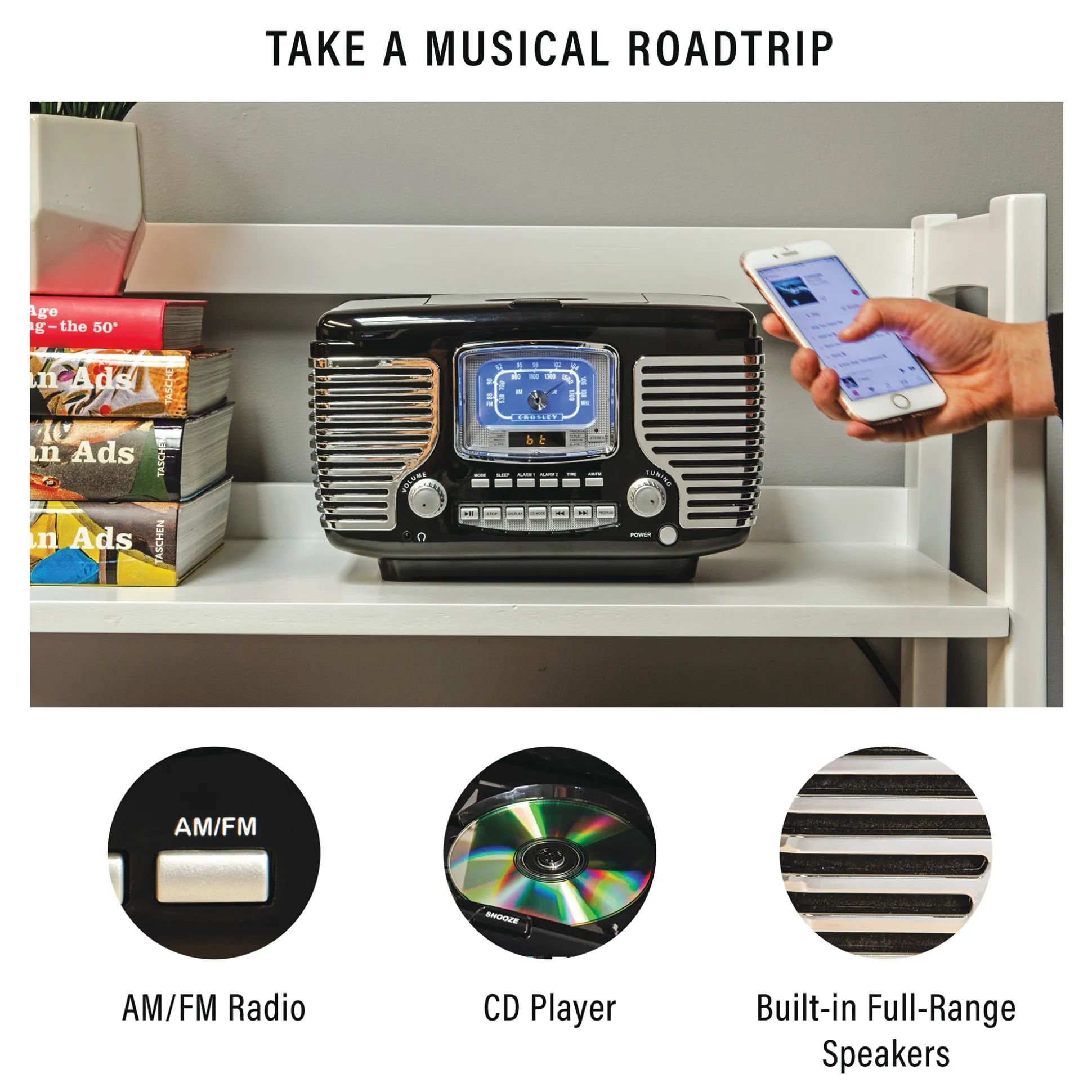 Crosley Retro CD Radio