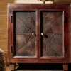 Crossed Carved Cabinet