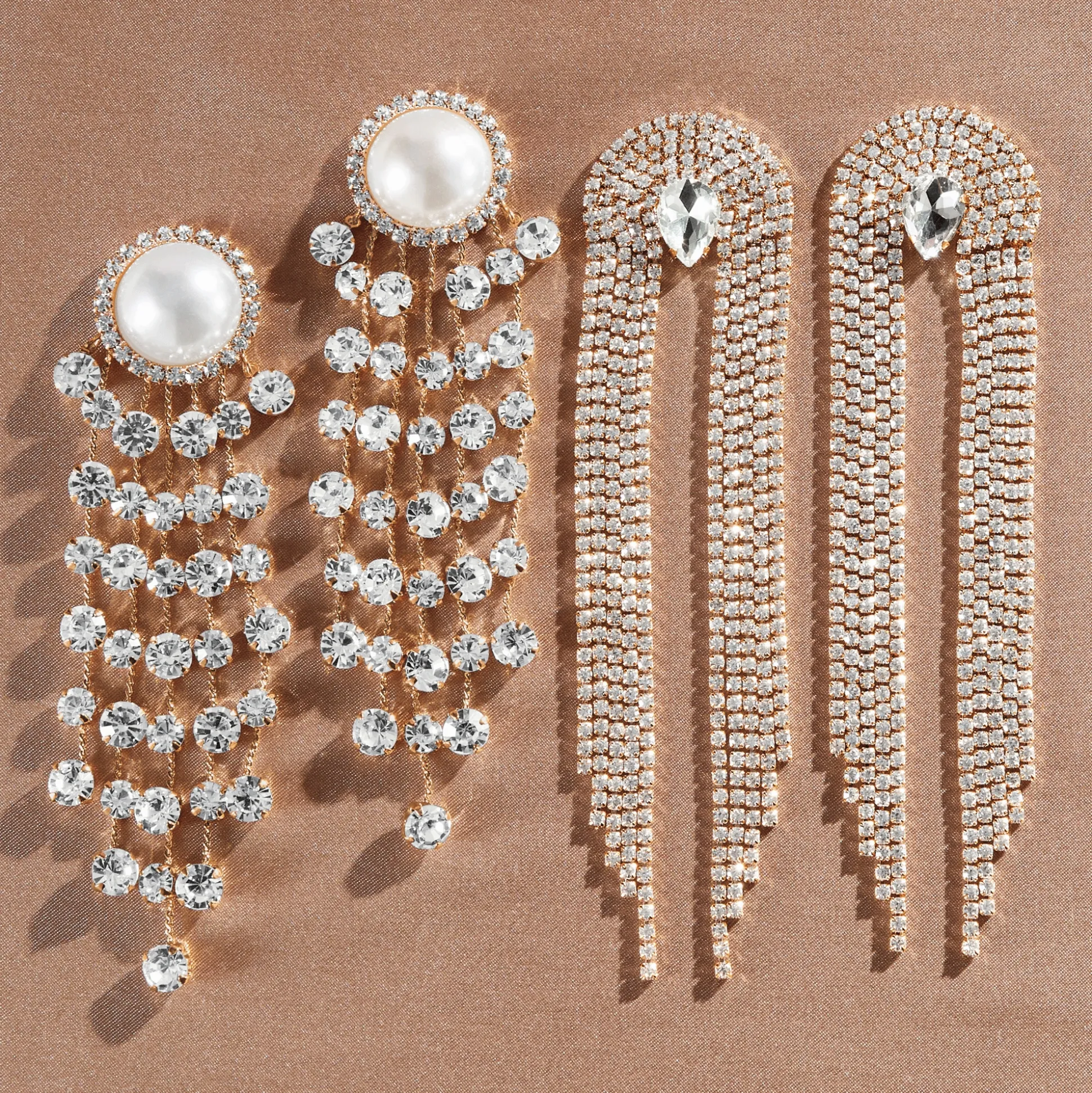 Crystal Fringe Earrings
