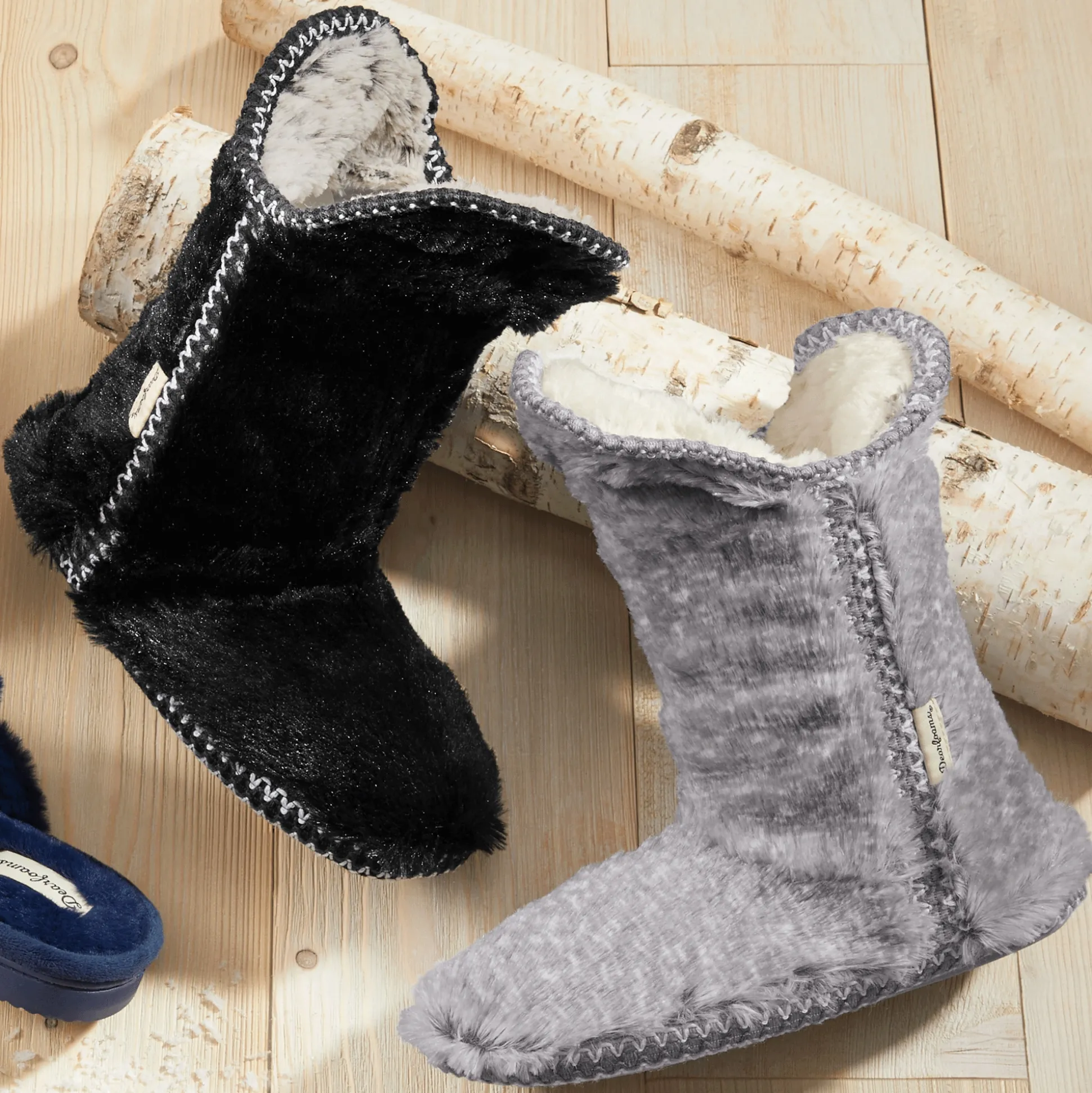 Dearfoams Beth Furry Bootie