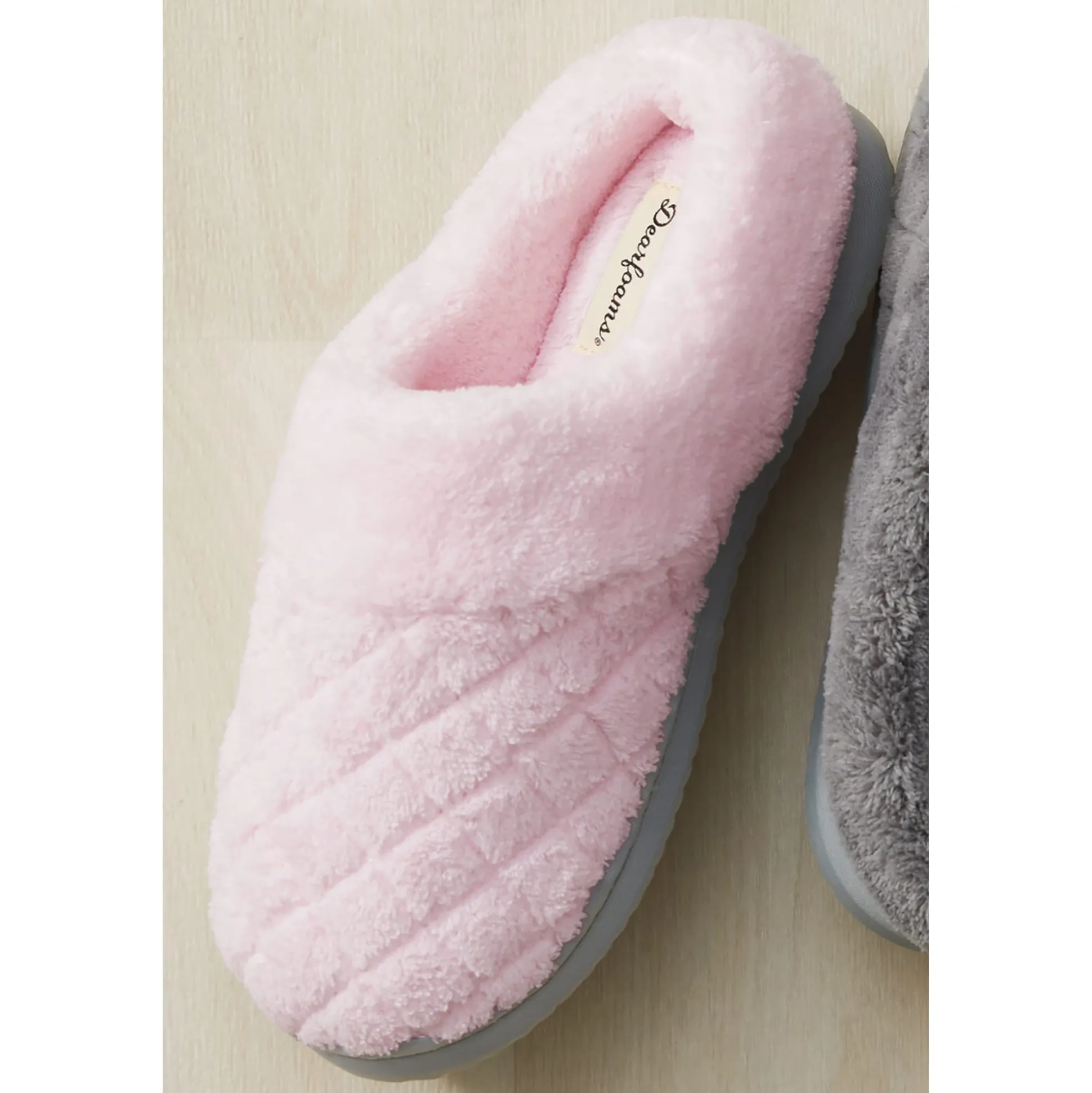 Dearfoams Libby Quilted Terry Clog