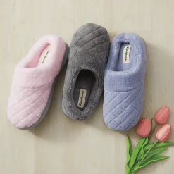 Dearfoams Libby Quilted Terry Clog