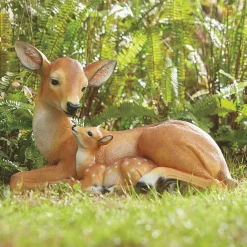 Deer and Fawn Statuary