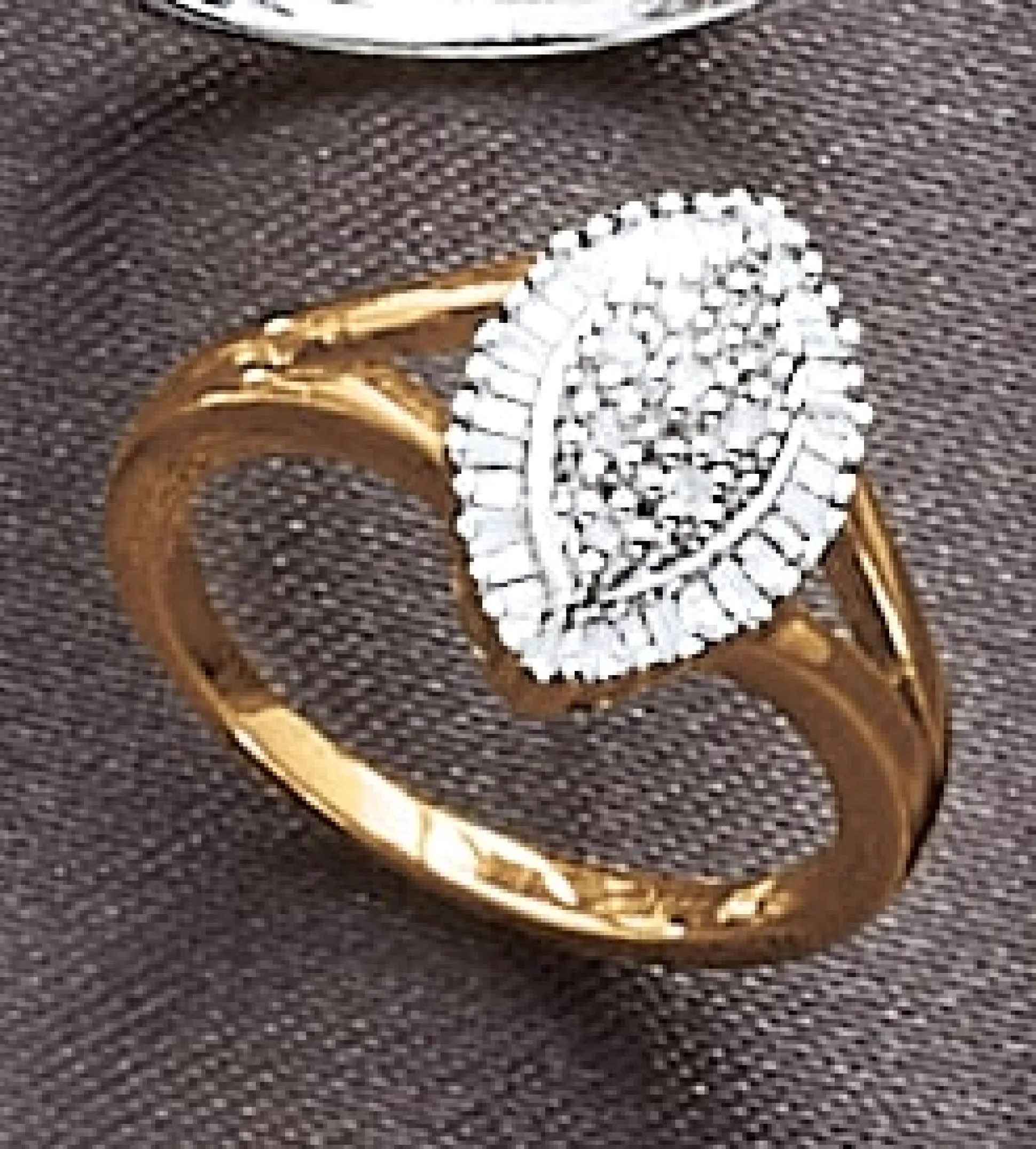 Diamond Marquise Cluster Ring