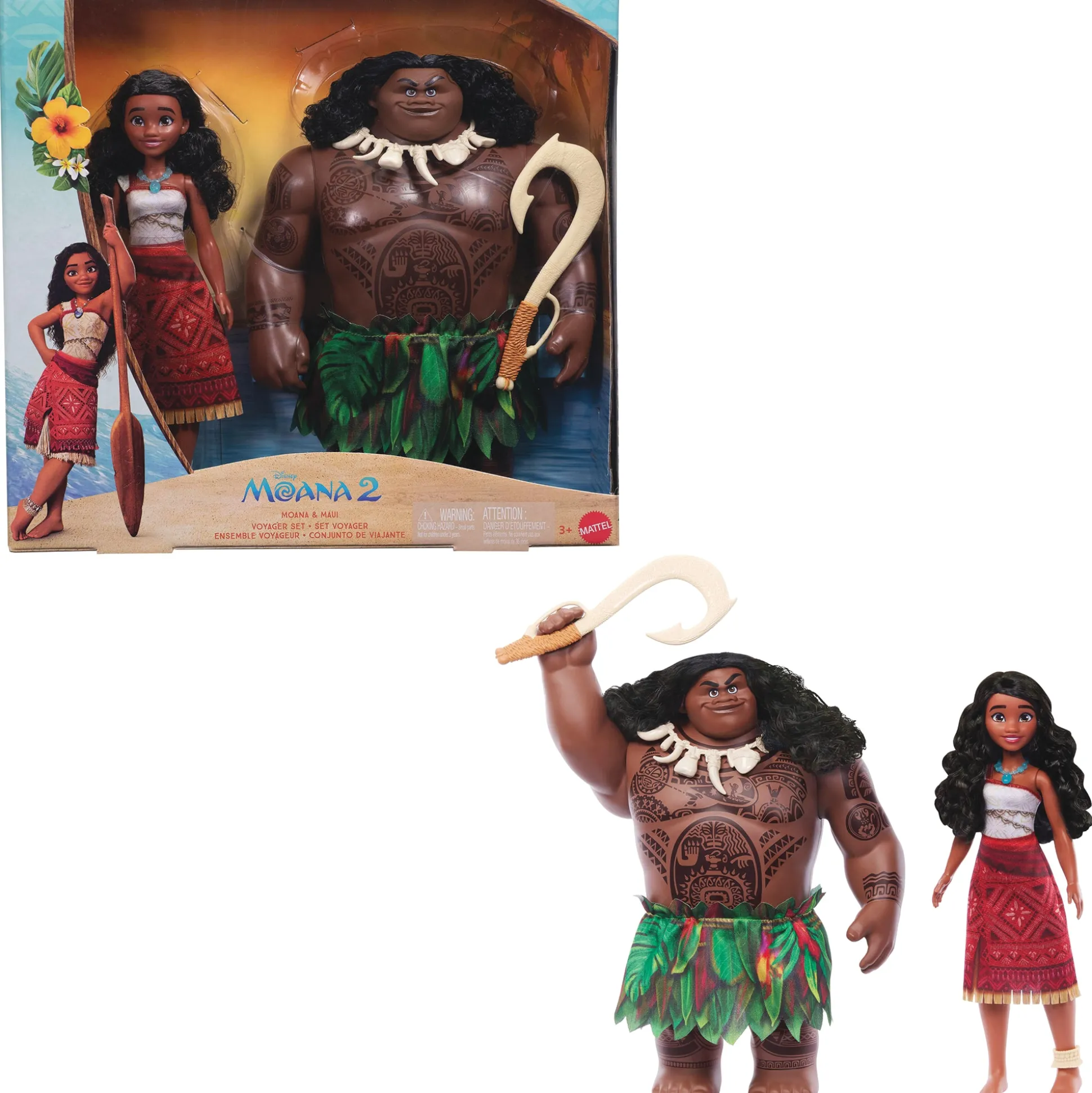 Disney Moana 2 - Moana & Maui Voyager Set of 2 Dolls