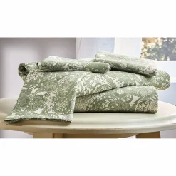 Distressed Paisley Microfiber Sheet Set