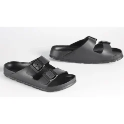 Double-Buckle Sandal