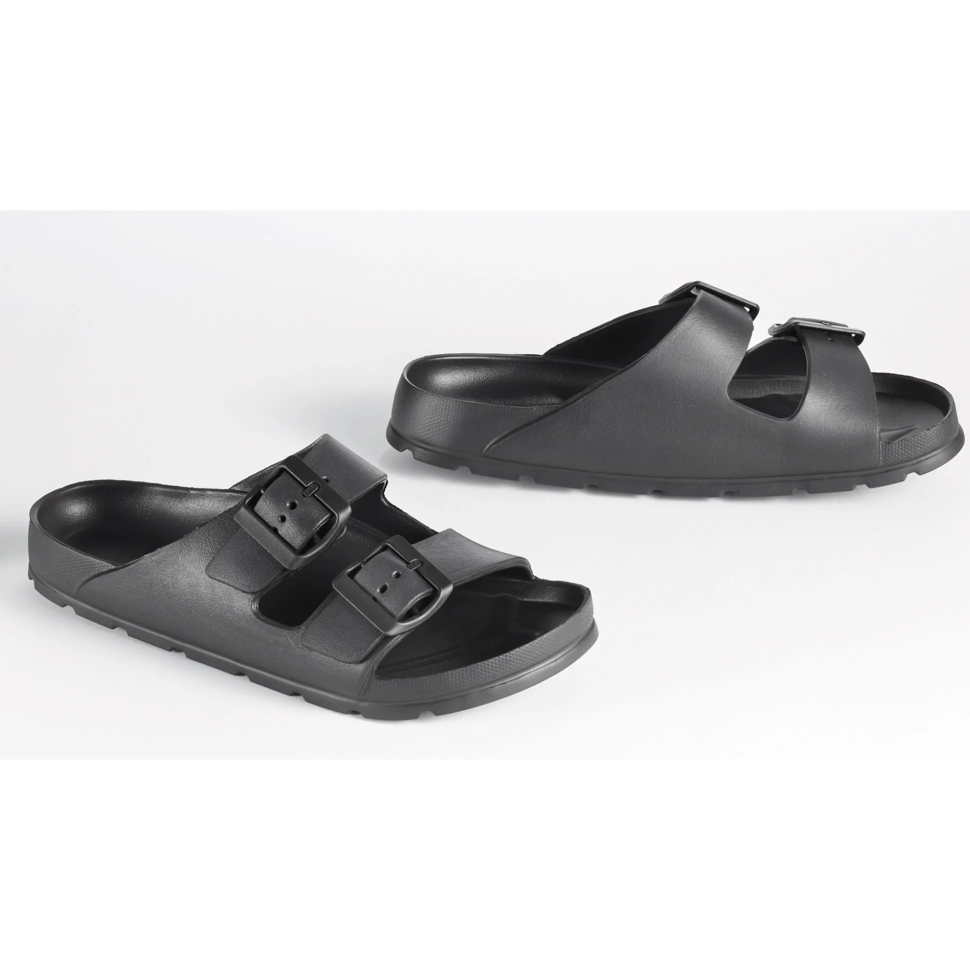 Double-Buckle Sandal