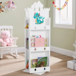 Dragon Castle Swiveling Book Storage