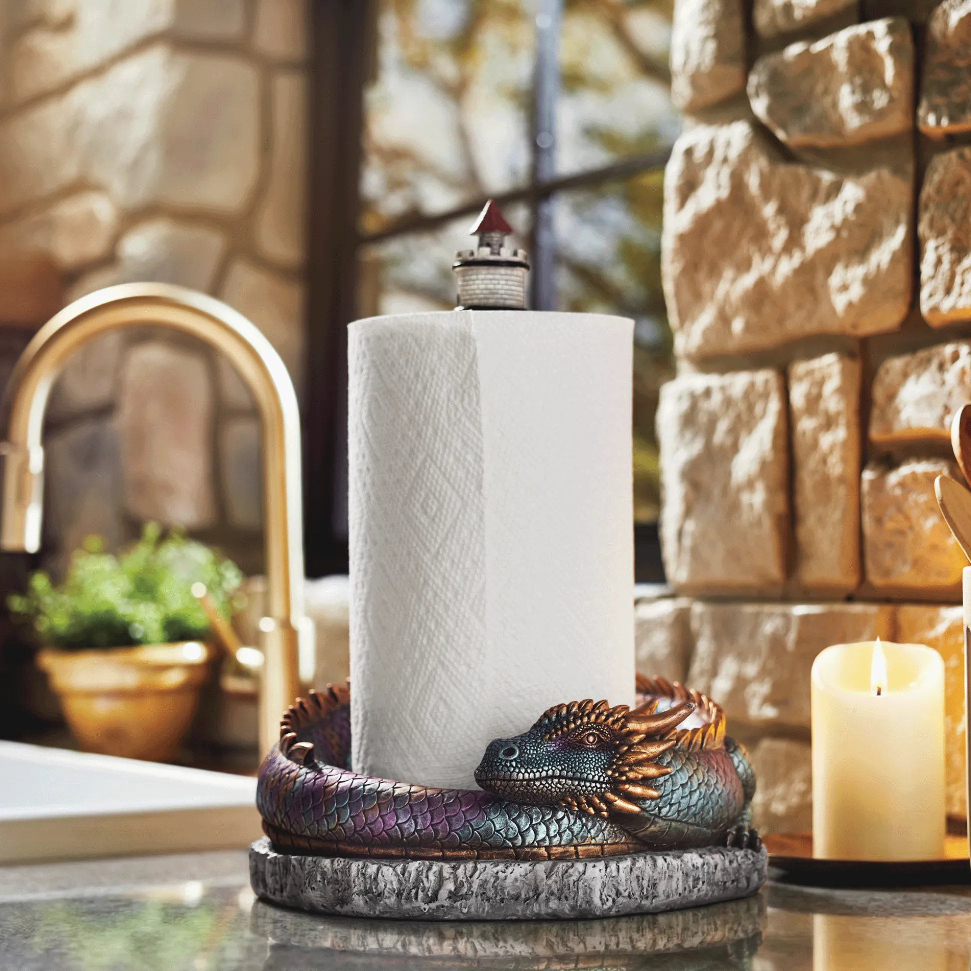 Dragon Paper Towel Holder