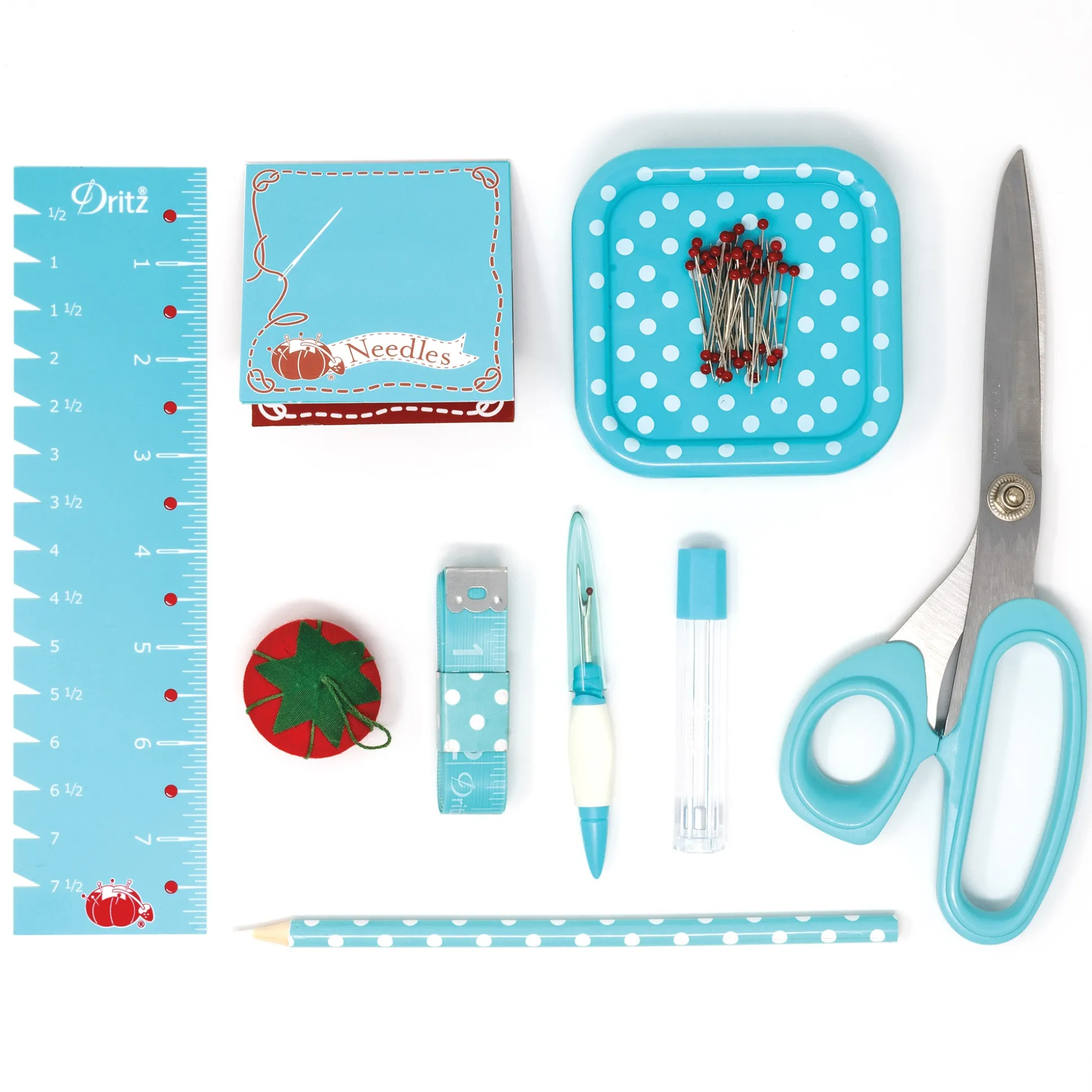 Dritz Blue Sewing Box Kit
