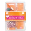 Dritz Orange and Pink Sewing Box Kit