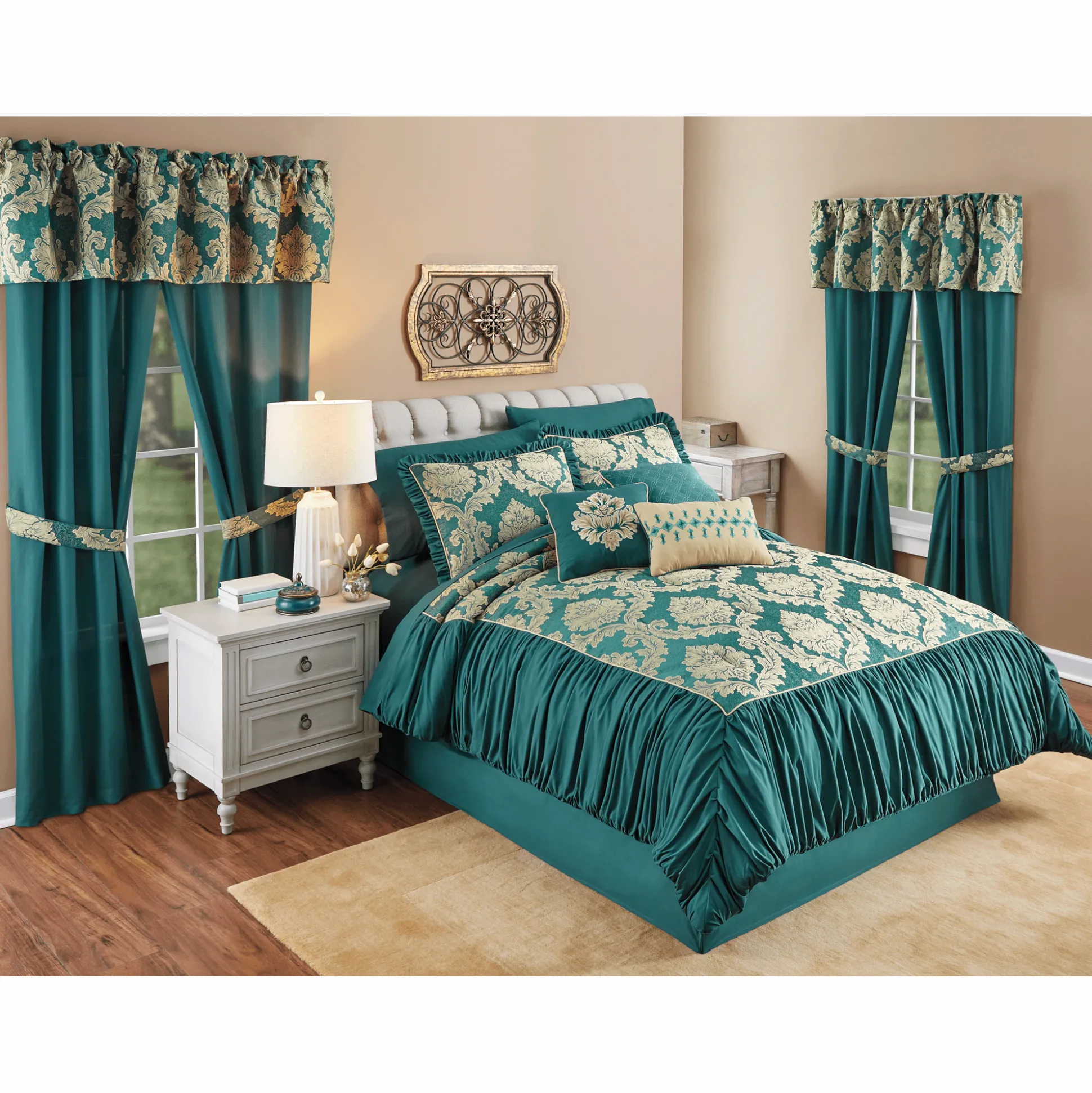 Duchess 21-Piece Jacquard Comforter Set