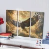 Eagle Lit Triptych