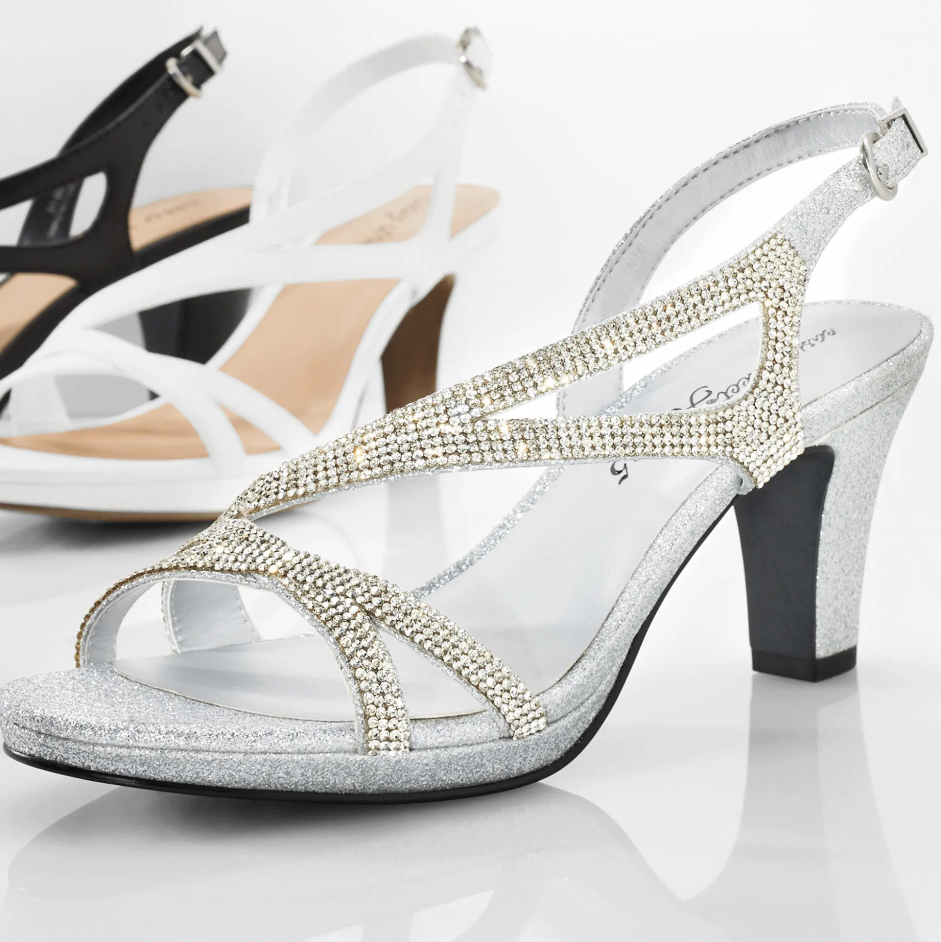 Easy Street Radiant Sandal with 2.5" Heel