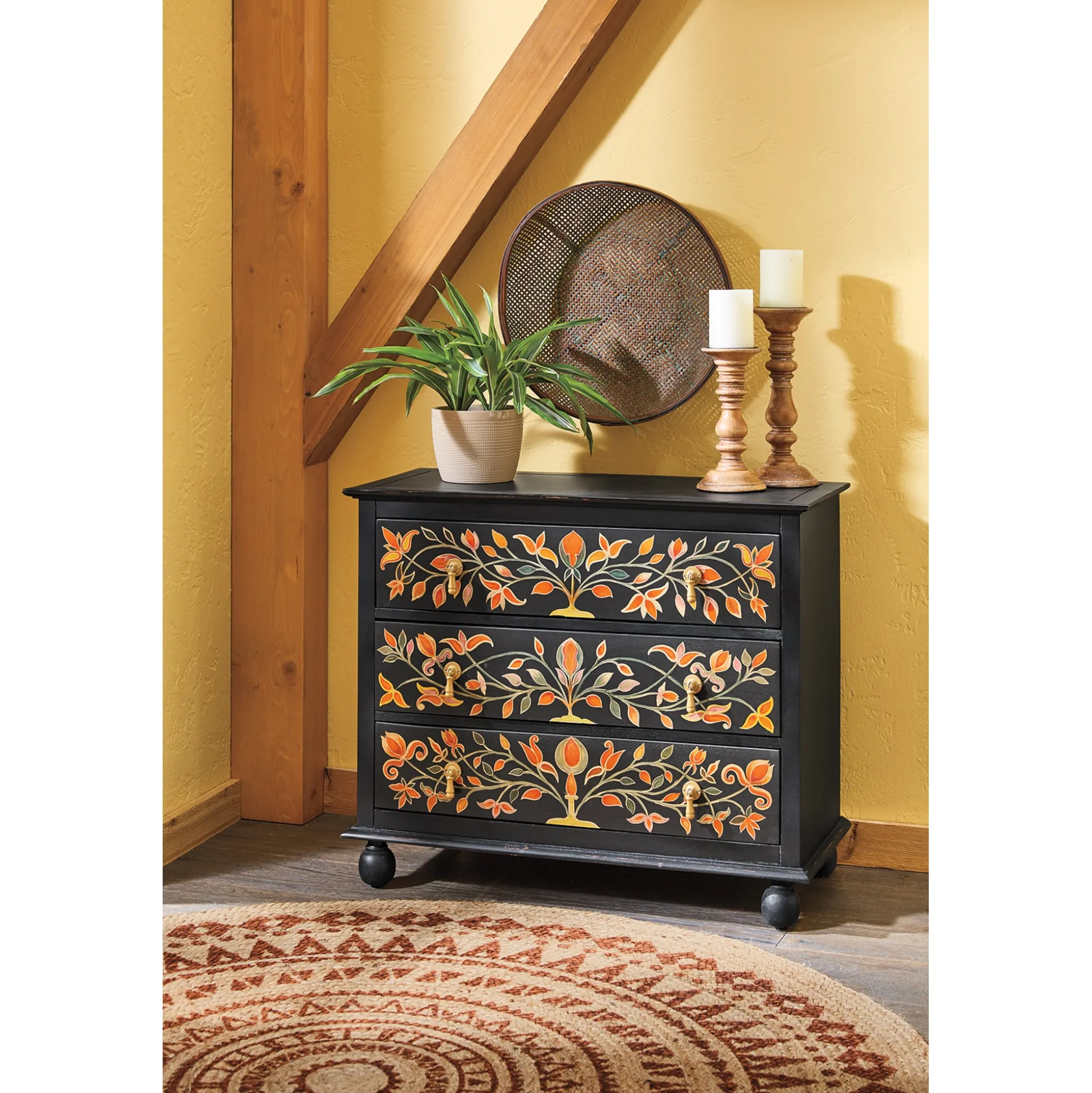 Elle Hand-Painted Cabinet