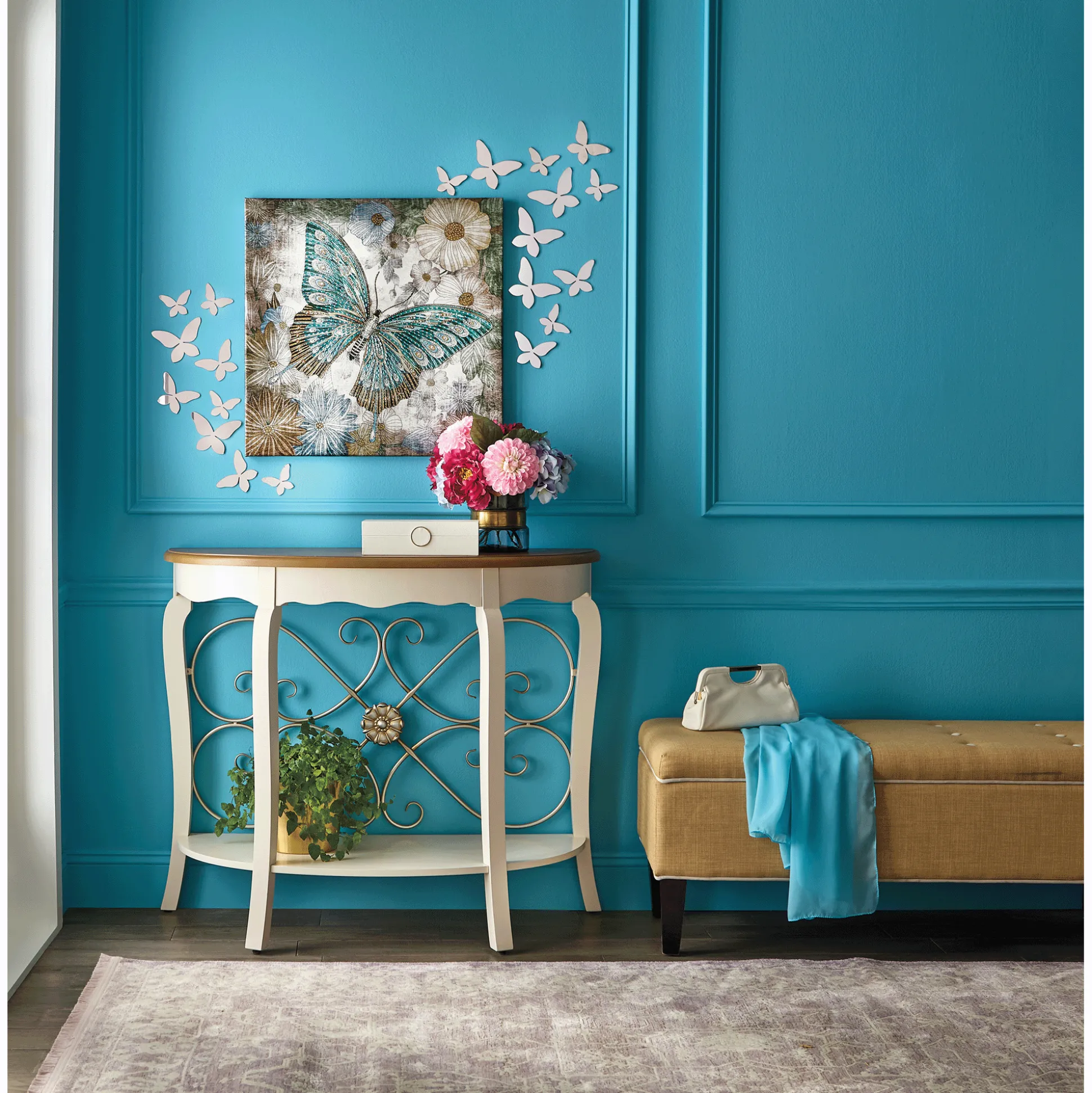 Embellished Butterfly Wall Art