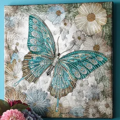 Embellished Butterfly Wall Art