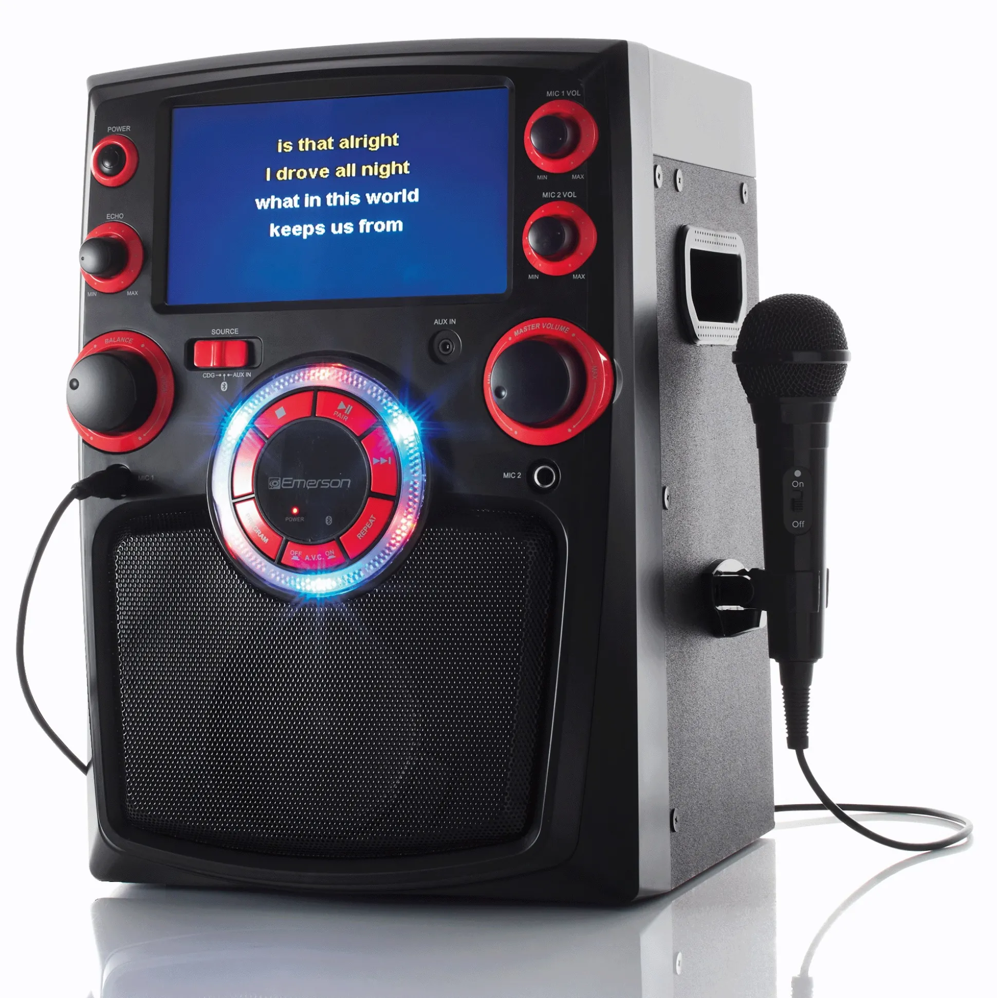 Emerson 7" LED Portable Karaoke