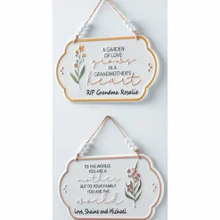 Enamel Sentiment Sign