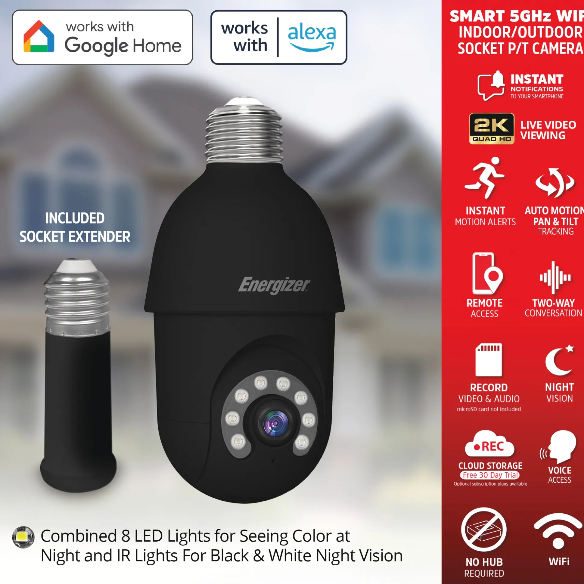 Energizer Smart Socket Camera