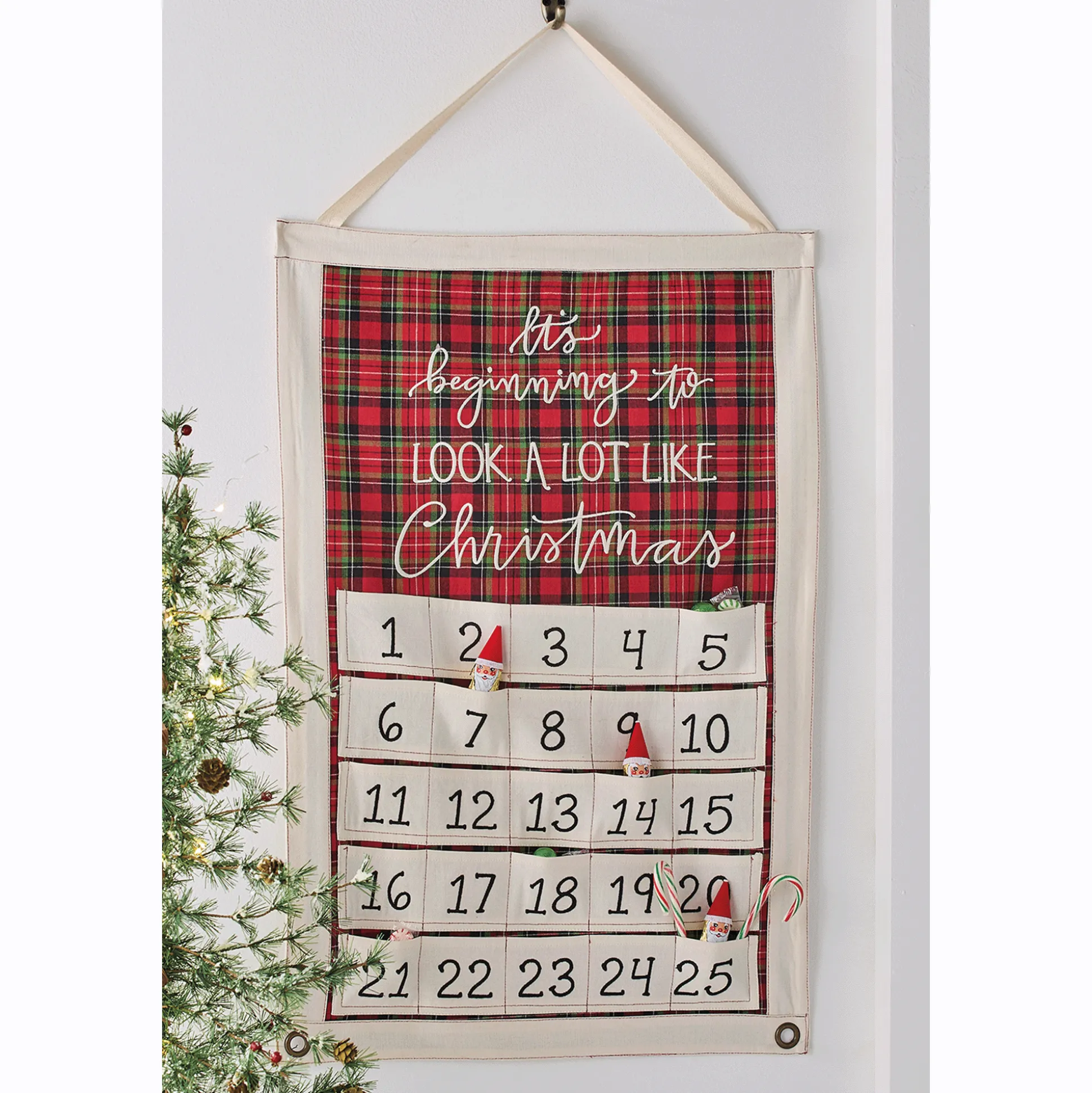 Fabric Wall Advent Calendar