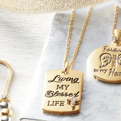 Faith Message Crystal Pendant